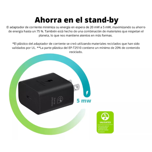 CARGADOR ORIGINAL TIPO C 25W